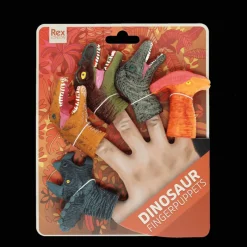Rex London Animal finger puppets (set of 5) - Dinosaur Sale
