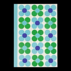 Rex London A5 notebook - Blue and green Daisy Outlet
