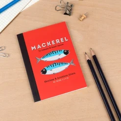 Rex London A6 notebook - Fish MACKEREL Discount