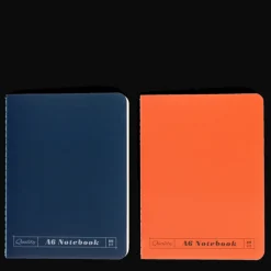 Rex London A6 notebooks (set of 2) - Orange & blue Clearance