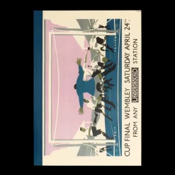 Rex London A5 notebook - TfL Vintage Poster "Cup Final" Online
