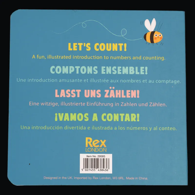 Rex London Baby's first numbers book - Animals Online