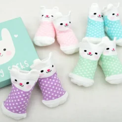 Rex London Baby socks (4 pairs) - Bonnie the Bunny Sale