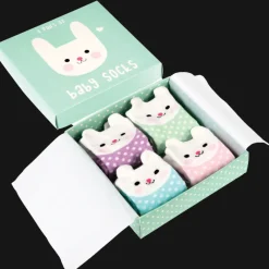 Rex London Baby socks (4 pairs) - Bonnie the Bunny Sale