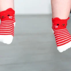 Rex London Baby socks (4 pairs) - Kitten Hot