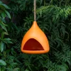 Rex London Bamboo fibre bird feeder - Orange Best