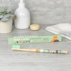 Rex London Bamboo toothbrush - Nine Lives Hot