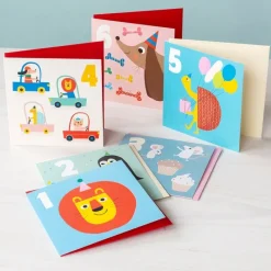 Rex London Birthday card - Driving animals FOUR Best