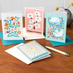 Rex London Birthday card - Flower power Fashion