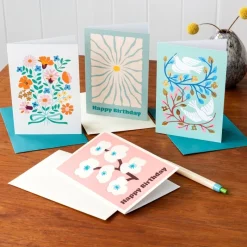 Rex London Birthday card - Flower power Fashion