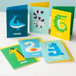 Rex London Birthday card - Giraffe ONE Clearance