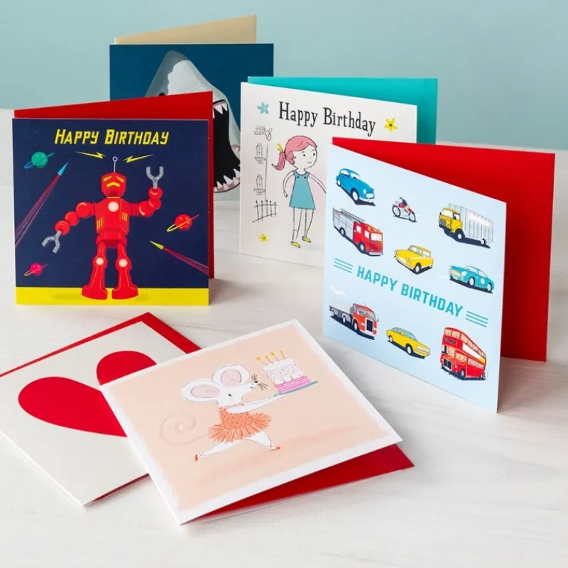 Rex London Birthday card - Sci-fi robot Hot