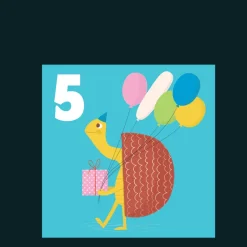 Rex London Birthday card - Tortoise FIVE Online