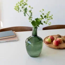 Rex London Bottle vase (25cm) - Green Clearance