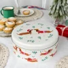 Rex London Cake storage tin - Festive Sausage Dog Outlet