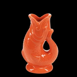 Rex London Ceramic fish vase - Orange Fashion