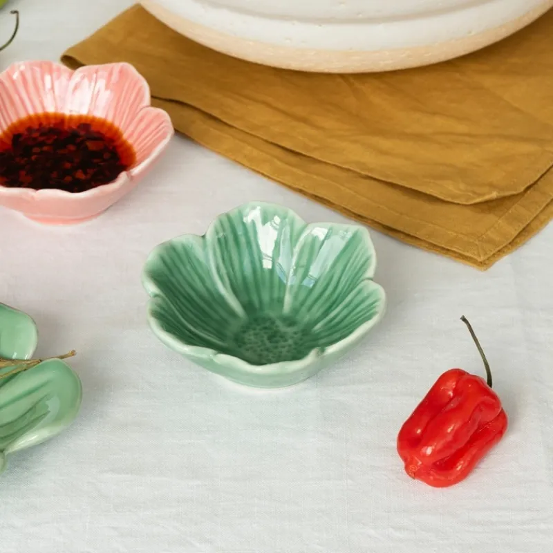 Rex London Ceramic flower bowl 9cm - Green Online