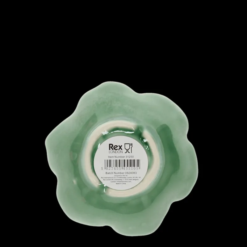 Rex London Ceramic flower bowl 9cm - Green Online