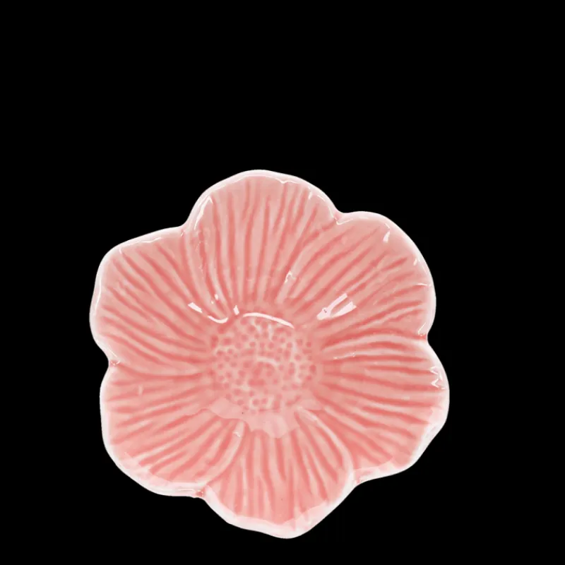 Rex London Ceramic flower bowl 9cm - Pink Hot