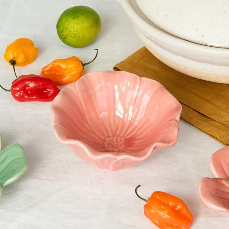 Rex London Ceramic flower bowl 13cm - Pink Fashion
