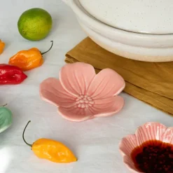 Rex London Ceramic flower dish 11cm - Pink Outlet