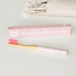 Rex London Children's bamboo toothbrush - Cookie the Cat New