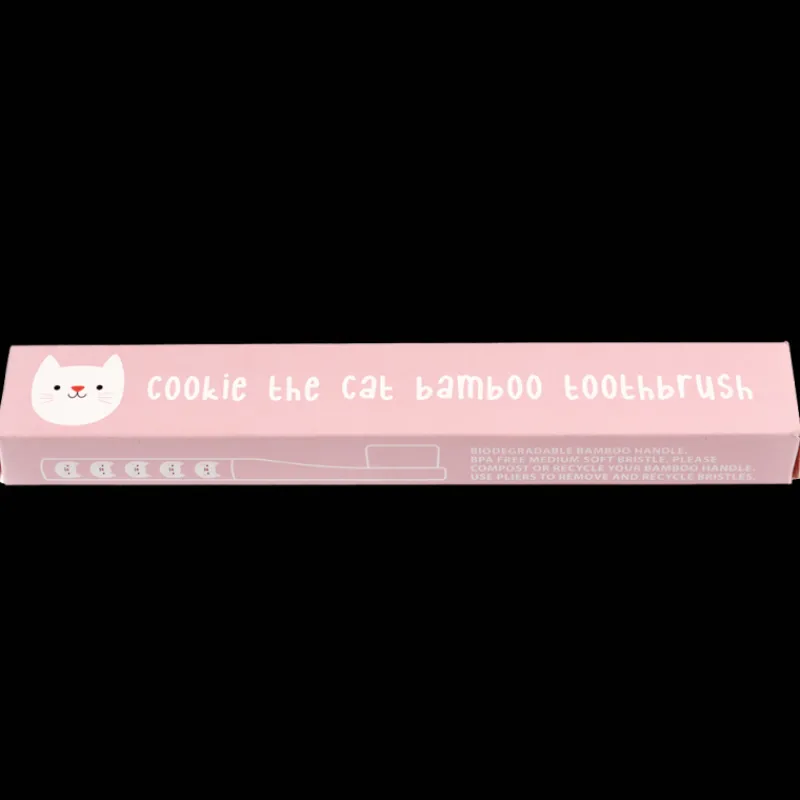 Rex London Children's bamboo toothbrush - Cookie the Cat New
