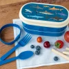 Rex London Children's bento box - Sharks Hot