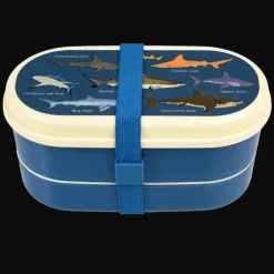 Rex London Children's bento box - Sharks Hot