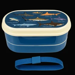 Rex London Children's bento box - Sharks Hot