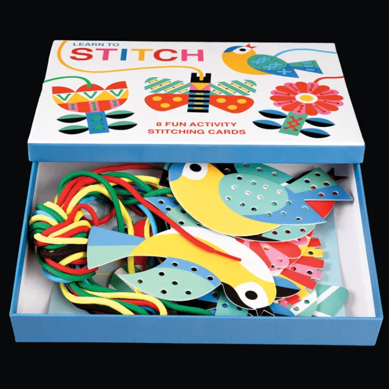 Rex London Children's cardboard stitching kit - Learn to stitch activity Fashion