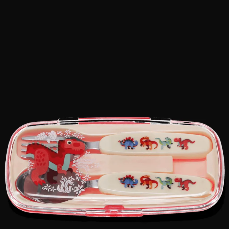 Rex London Children's cutlery set - Baby Dinos Sale