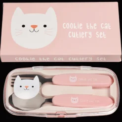 Rex London Children's cutlery set - Cookie the Cat Fashion