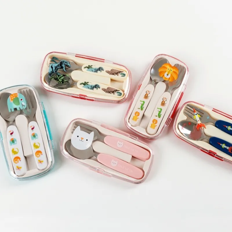 Rex London Children's cutlery set - Cookie the Cat Fashion