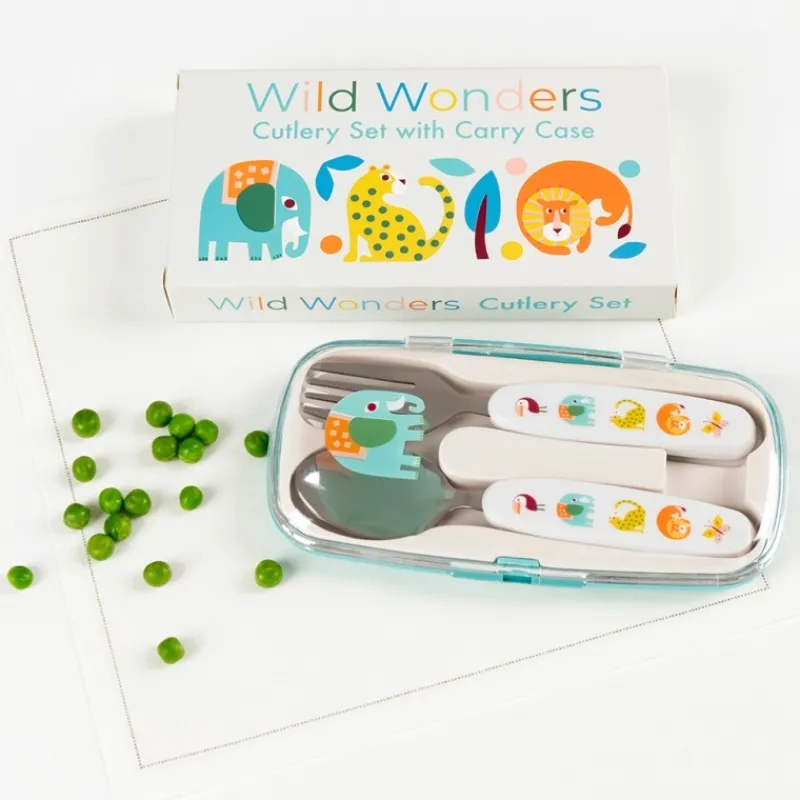 Rex London Children's cutlery set - Wild Wonders Online
