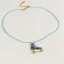 Rex London Children's glitter necklace - Roller skate Outlet