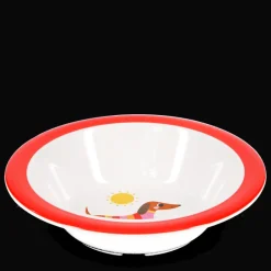 Rex London Children's melamine bowl - Sunny Sausage Dog New