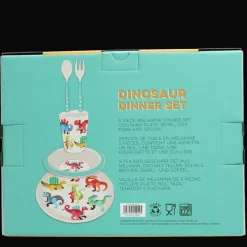 Rex London Children's melamine dinner set (5 pieces) - Baby Dinos Sale