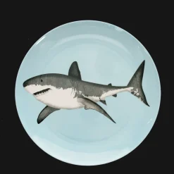 Rex London Children's melamine plate - Sharks Discount
