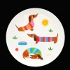 Rex London Children's melamine plate - Sunny Sausage Dog Sale