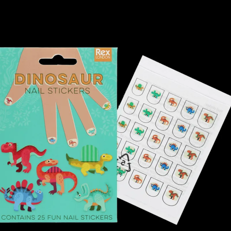 Rex London Children's nail stickers - Baby Dinos New