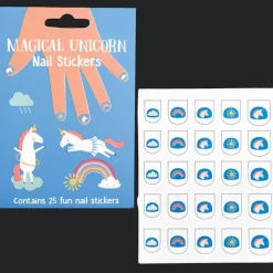 Rex London Children's nail stickers (pack of 25) - Magical Unicorn New