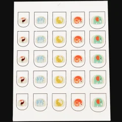 Rex London Children's nail stickers (pack of 25) - Wild Wonders Hot