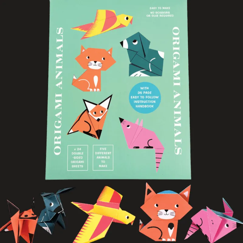 Rex London Children's origami kit - Animals Outlet