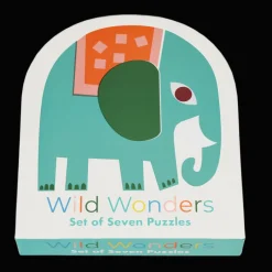 Rex London Children's puzzles (set of 7 animals) - Wild Wonders Fashion