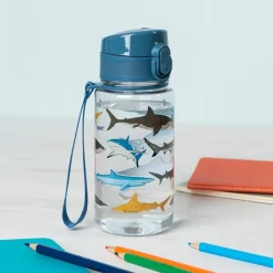 Rex London Children's sports bottle 450ml - Sharks Discount