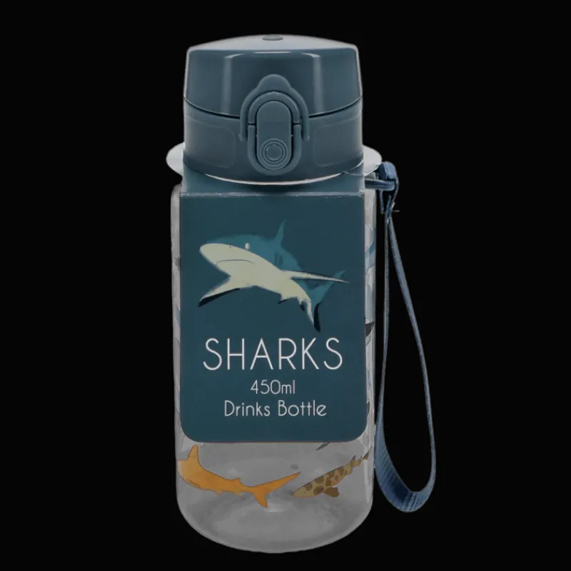 Rex London Children's sports bottle 450ml - Sharks Discount
