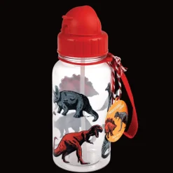 Rex London Children's water bottle with straw 500ml - Prehistoric Land Fashion
