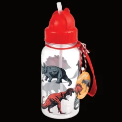 Rex London Children's water bottle with straw 500ml - Prehistoric Land Fashion