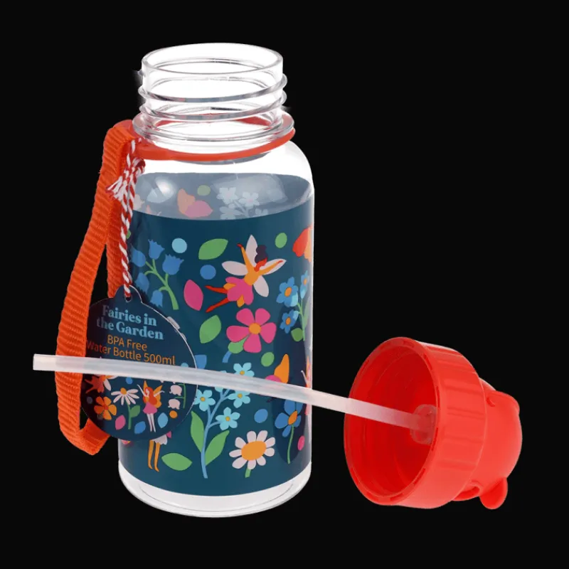 Rex London Children's water bottle with straw 500ml - Fairies in the Garden Best